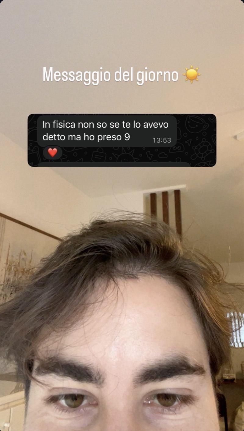 Studente scrive a Federico di aver preso 9 in fisica, soddisfatto del risultato ottenuto con le ripetizioni