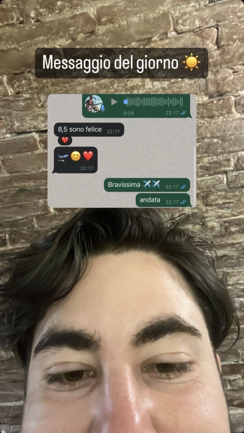 Chat WhatsApp nella storia di Mr. Pitagora: studentessa prende 8,5 ed &egrave; felicissima, Federico la congratula
